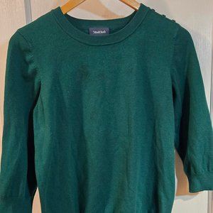 Modcloth size L Turquoise with Buttons